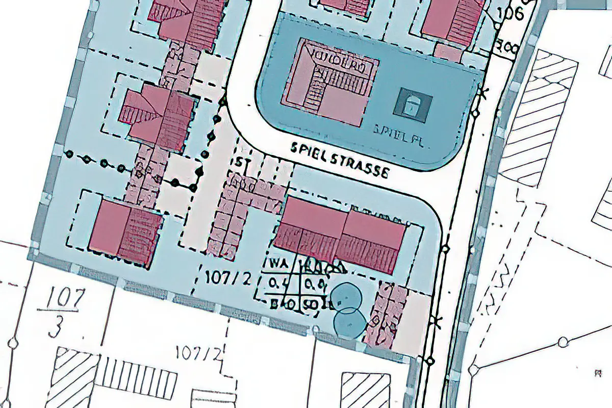 Neubausiedlung Aspichring, Schullwitz bei Dresden – Ansicht 2