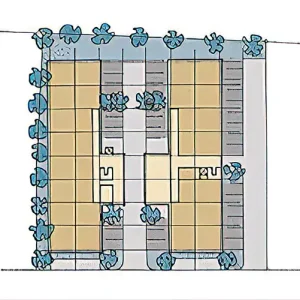 Lageplan Gewerbekomplex H7